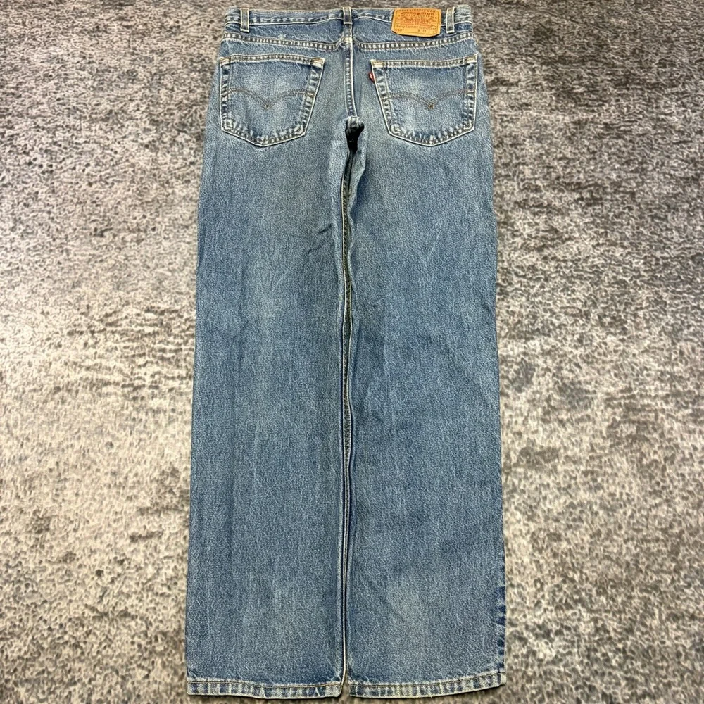 Vintage 90s Levi's 550 Jeans Relaxed Fit Mens 34x31 Blue Straight Leg Denim